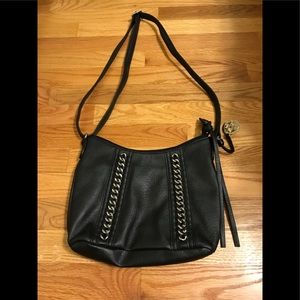 Nicole Miller Purse with silver chain accents